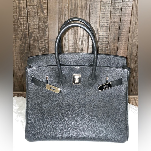 NEW HERMÈS BIRKIN 35 TOGO LEATHER - Picture 6 of 16